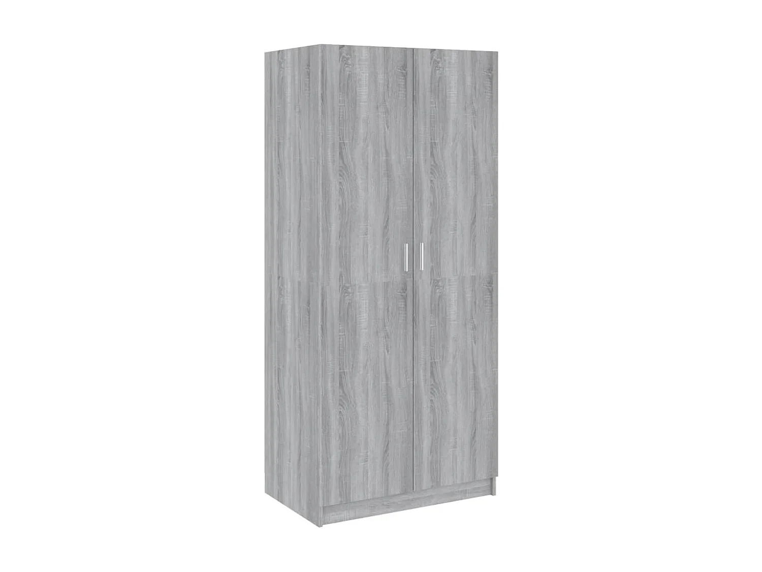 Roupeiro 80x52x180 cm derivados de madeira cinzento sonoma