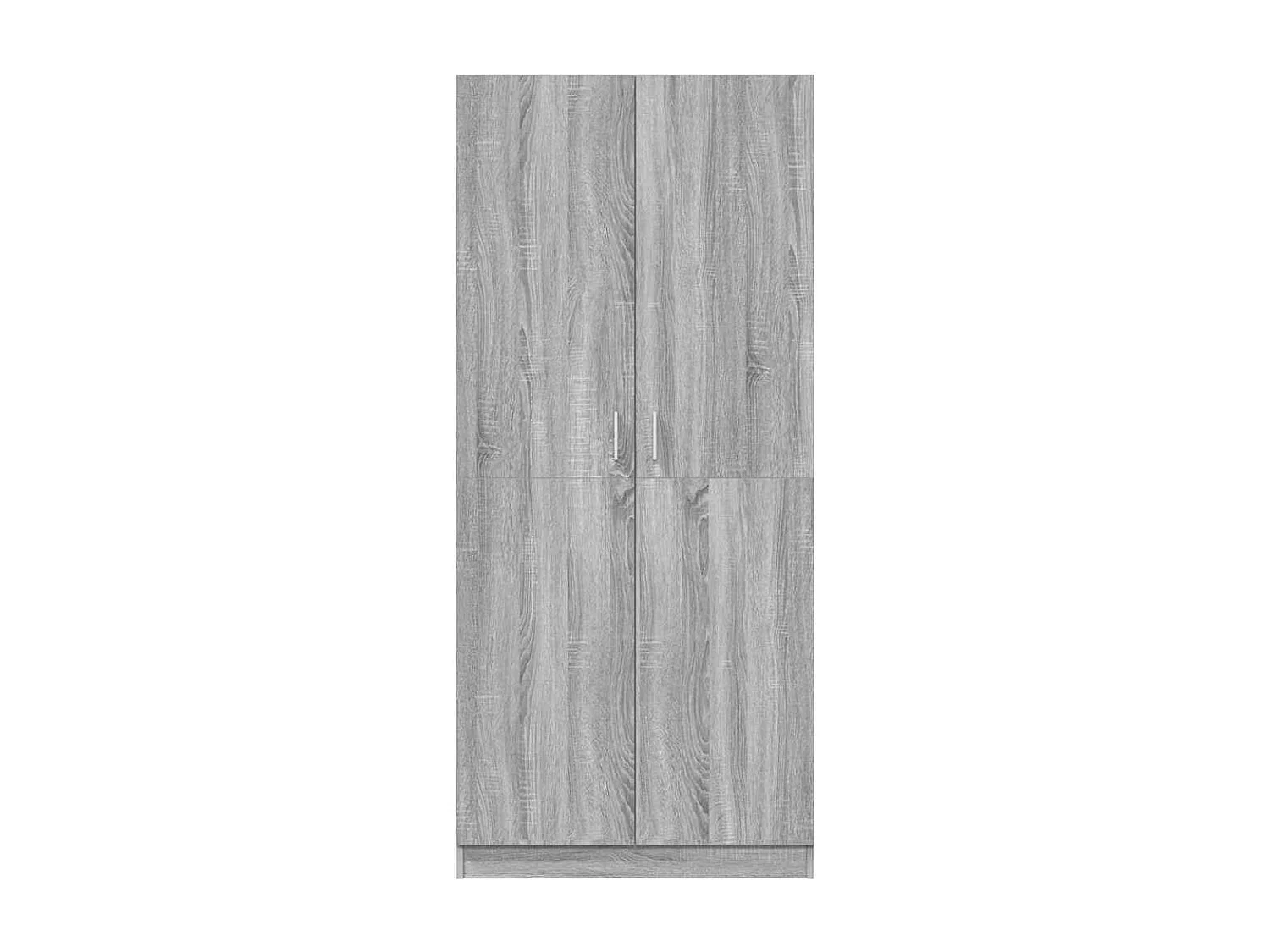 Roupeiro 80x52x180 cm derivados de madeira cinzento sonoma