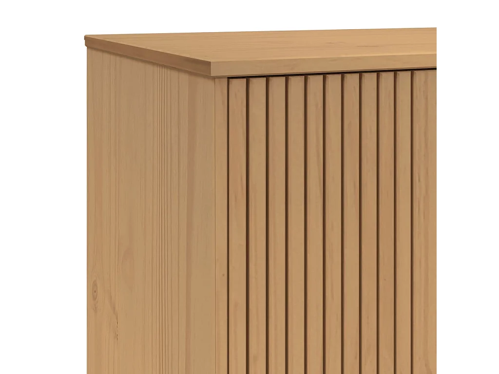 Kledingkast OLDEN 76,5x53x172 cm massief grenenhout bruin