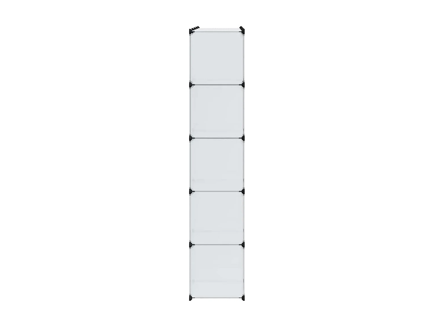 Modulaire kast met 14 compartimenten wit 37 x 146 x 180,5 cm