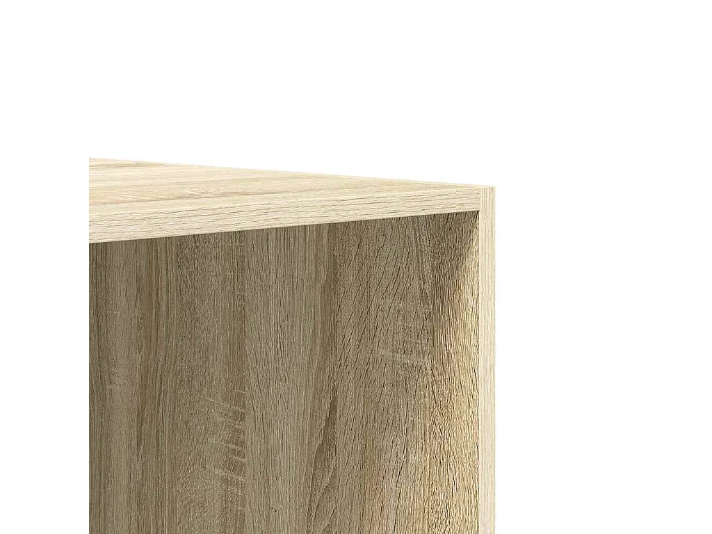 Armario madera contrachapada color roble Sonoma 100x50x200 cm