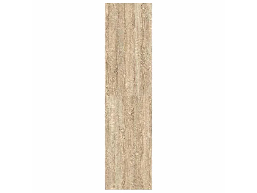 Armario madera contrachapada color roble Sonoma 100x50x200 cm