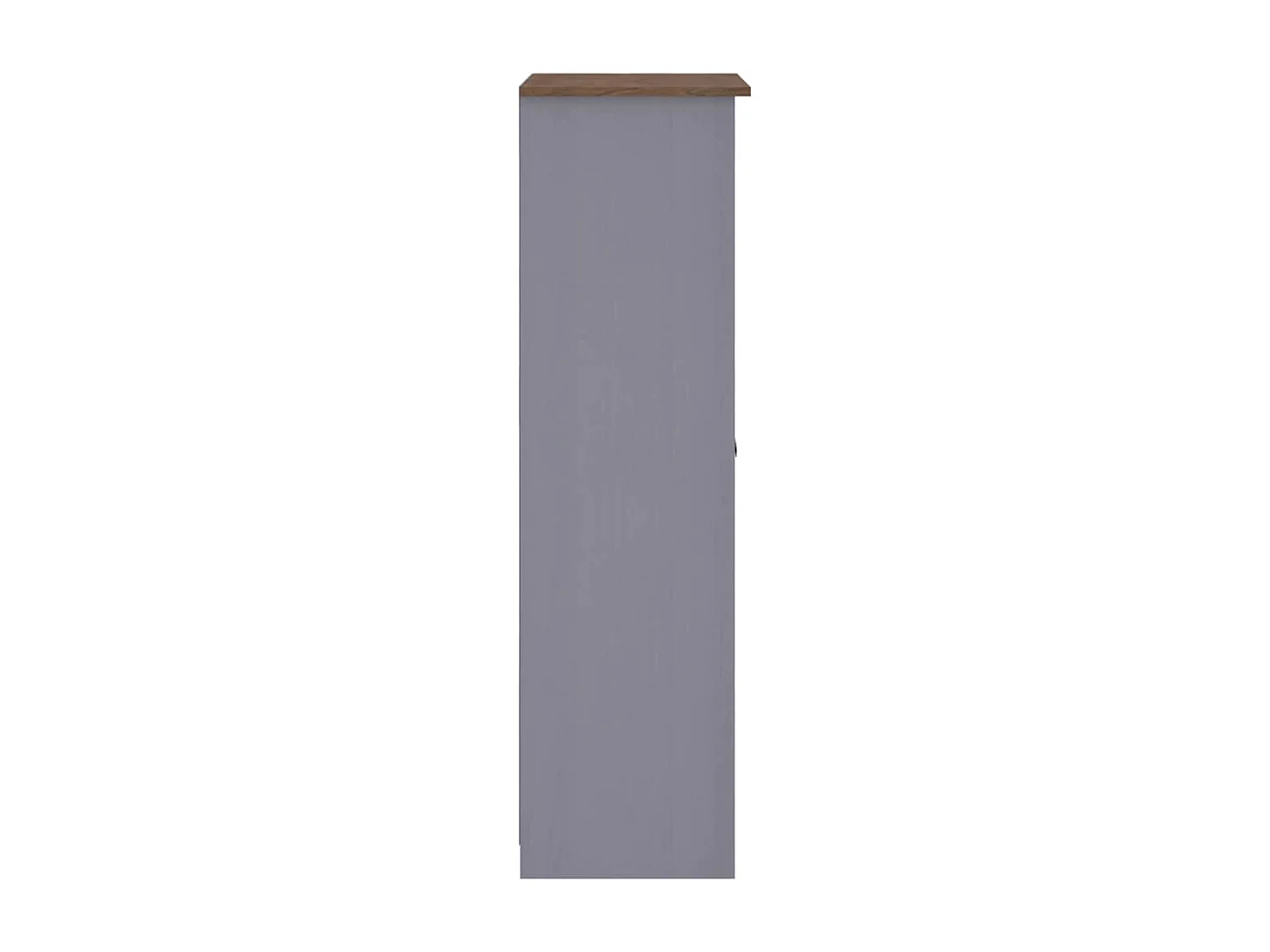 Kleiderschrank Grau 80x50x171,5 cm Kiefernholz Panama