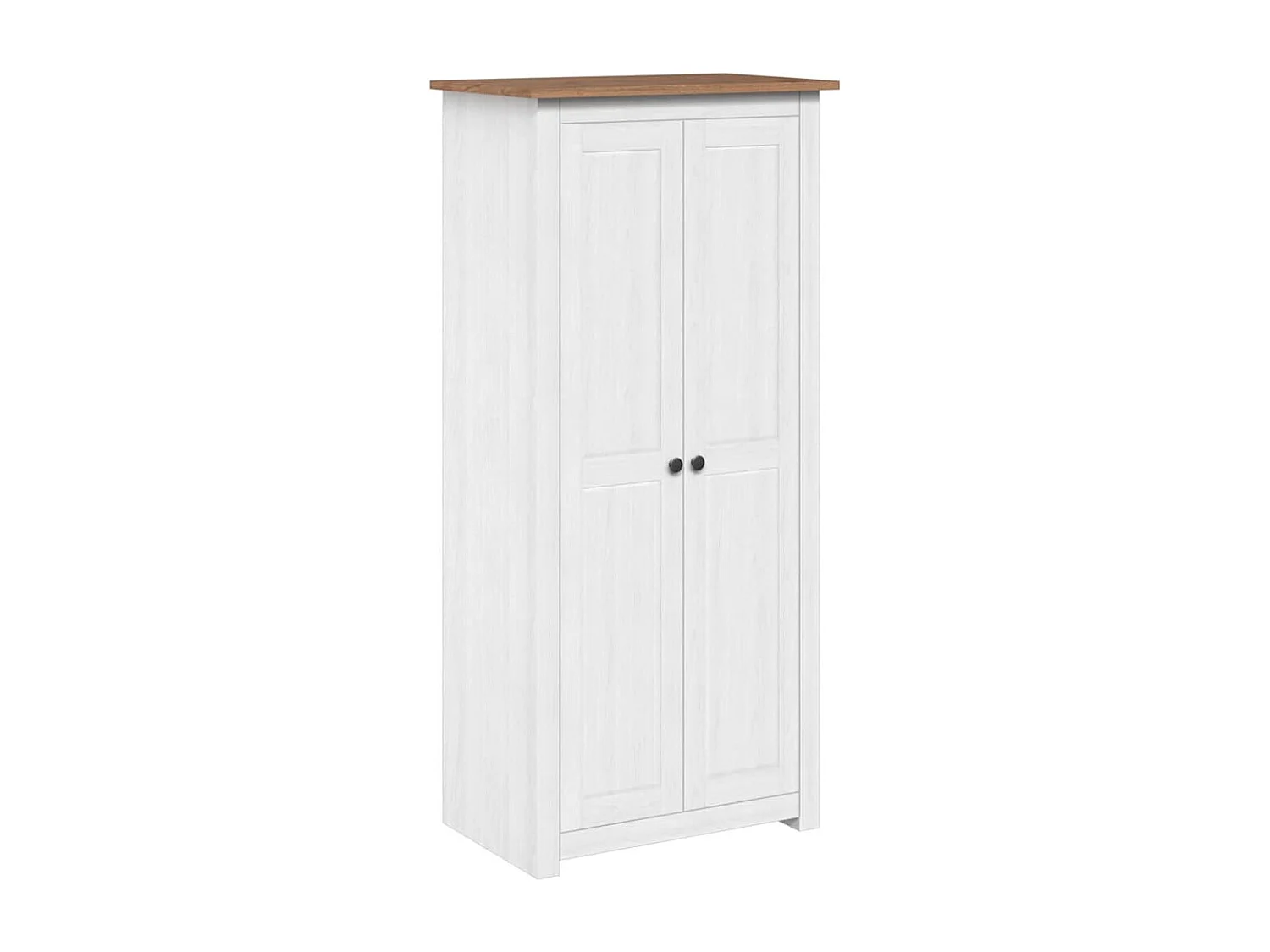 Garde-robe Blanc 80x50x171,5 cm Pin massif Assortiment Panama