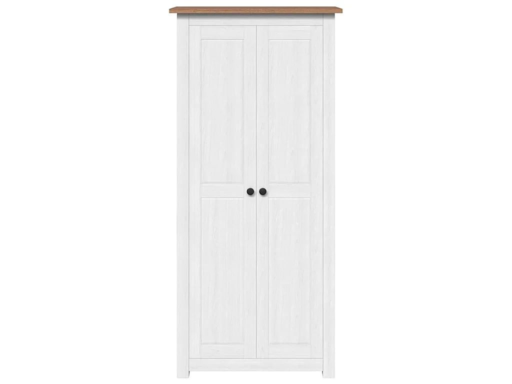 Garde-robe Blanc 80x50x171,5 cm Pin massif Assortiment Panama
