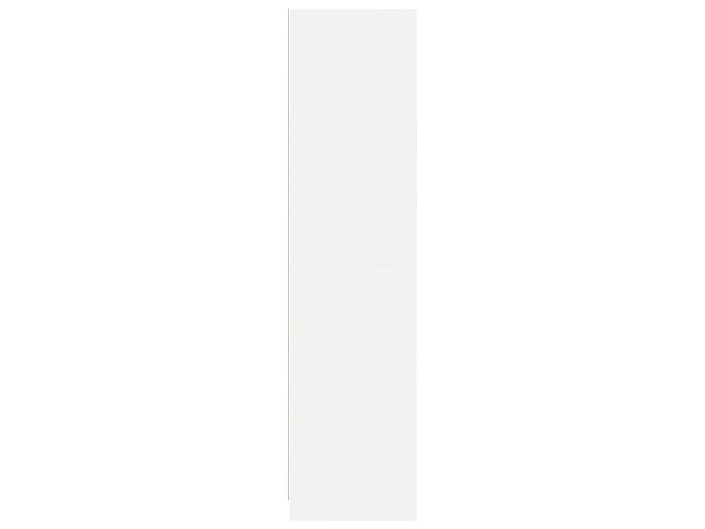 Garde-robe avec tiroirs Blanc 50x50x200 cm Bois d'ingénierie
