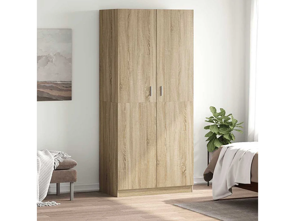 Garde-robe Chêne sonoma 90x52x200 cm Bois d’ingénierie