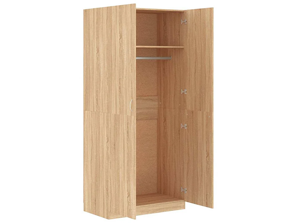 Garde-robe Chêne sonoma 90x52x200 cm Bois d’ingénierie