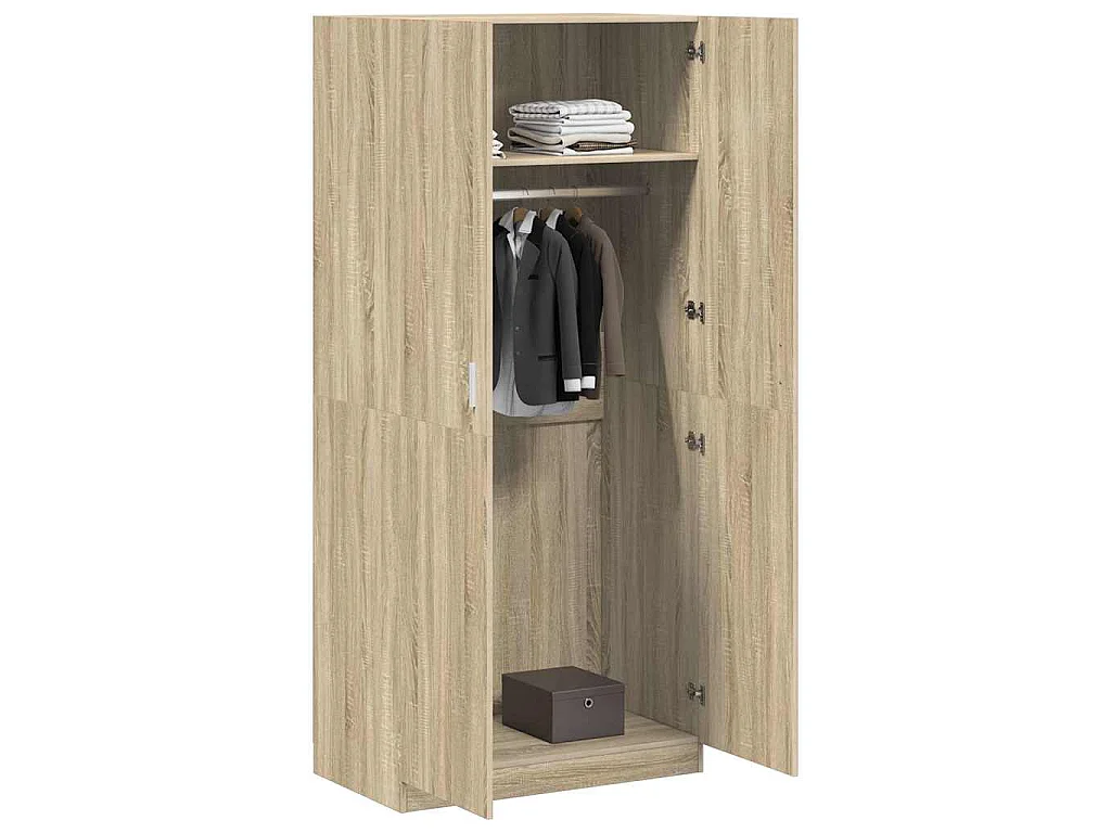 Garde-robe Chêne sonoma 90x52x200 cm Bois d’ingénierie