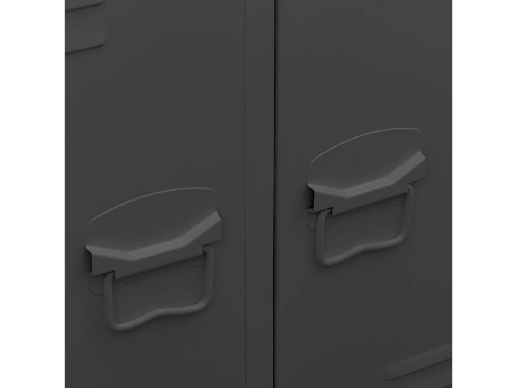 Armario industrial acero gris antracita 67x35x107 cm