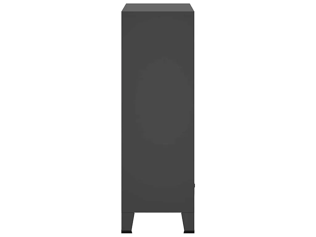 Armadio Industriale Antracite 67x35x107 cm in Acciaio