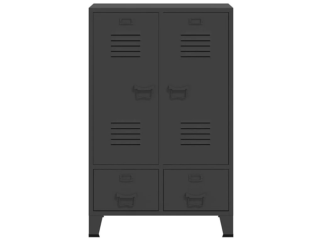 Armadio Industriale Antracite 67x35x107 cm in Acciaio