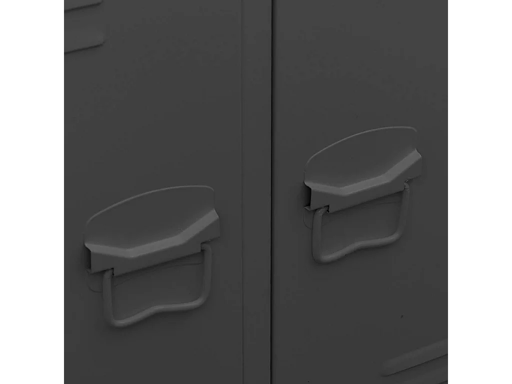 Armadio Industriale Antracite 67x35x107 cm in Acciaio