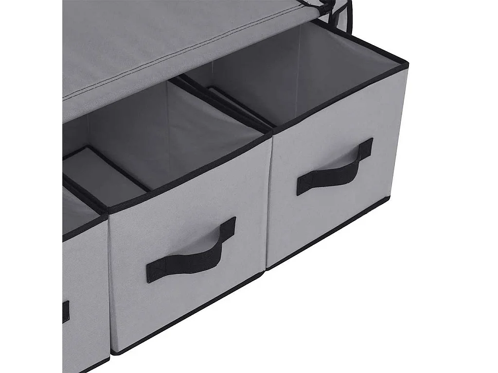 Kleiderschrank Grau 87 x 49 x 159 cm Stoff