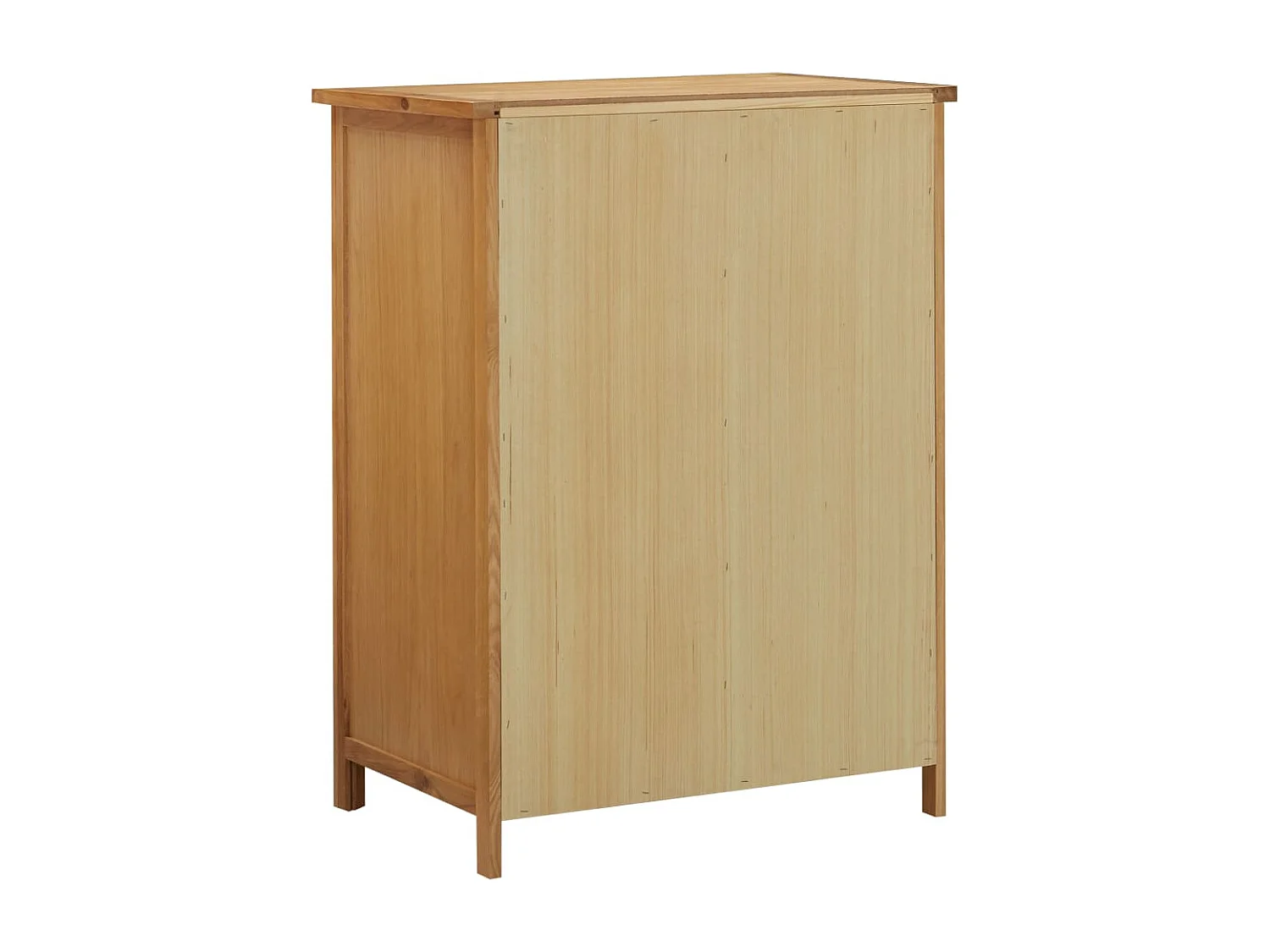 Kledingkast 76x52x105 cm massief eikenhout