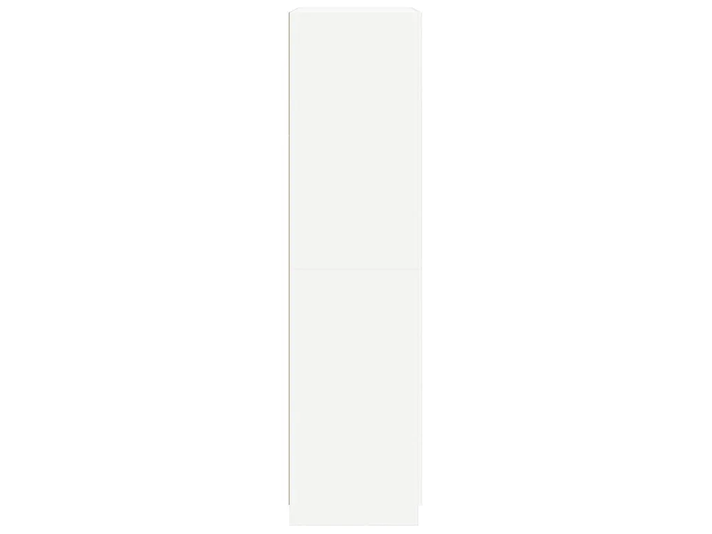 Kleiderschrank Weiß 90x52x200 cm Holzwerkstoff