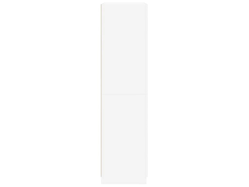 Kleiderschrank Weiß 90x52x200 cm Holzwerkstoff
