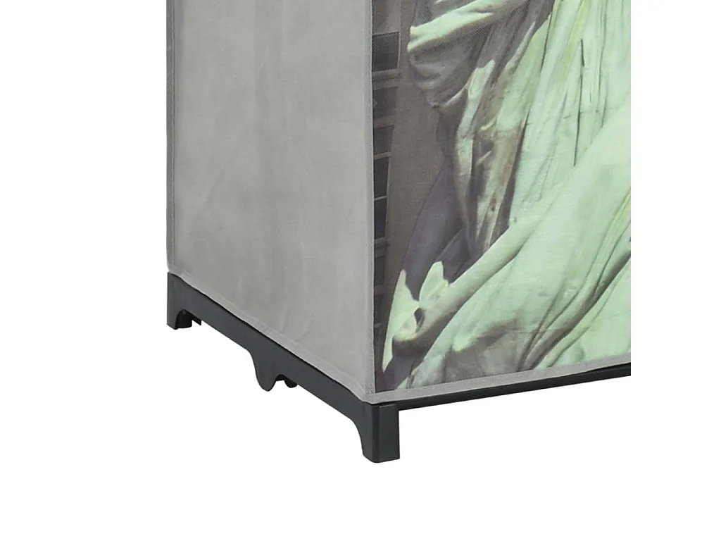 Armario de tela New York 75x45x160 cm