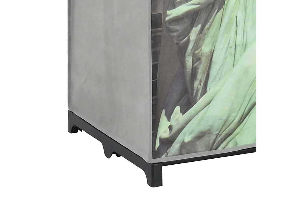 Garde-robe New York 75x45x160 cm Tissu