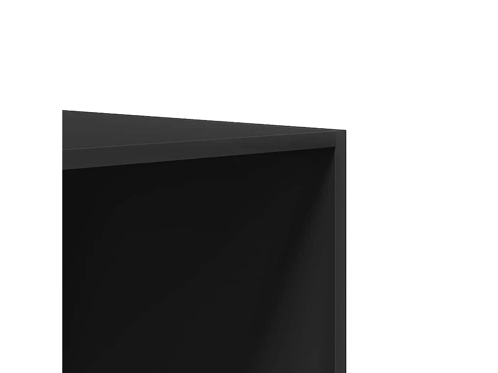 Garde-robe avec tiroirs Noir 50x50x200 cm Bois d'ingénierie