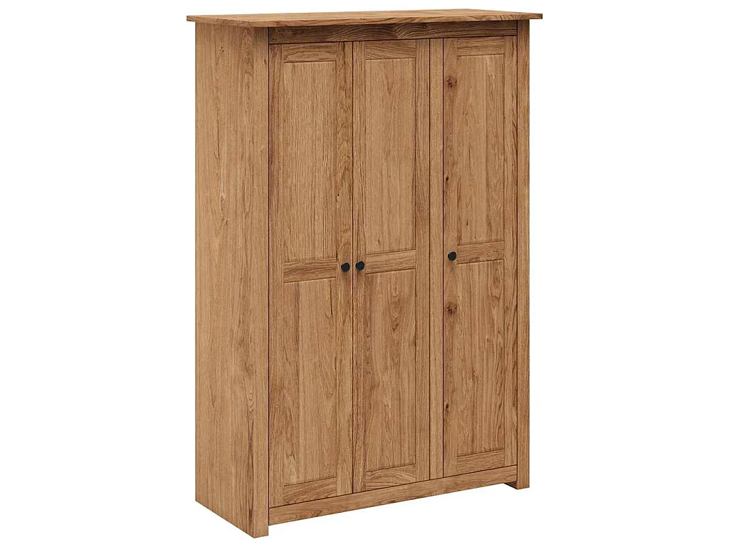 Garde-robe à 3 portes 118x50x171,5 cm Pin Assortiment Panama