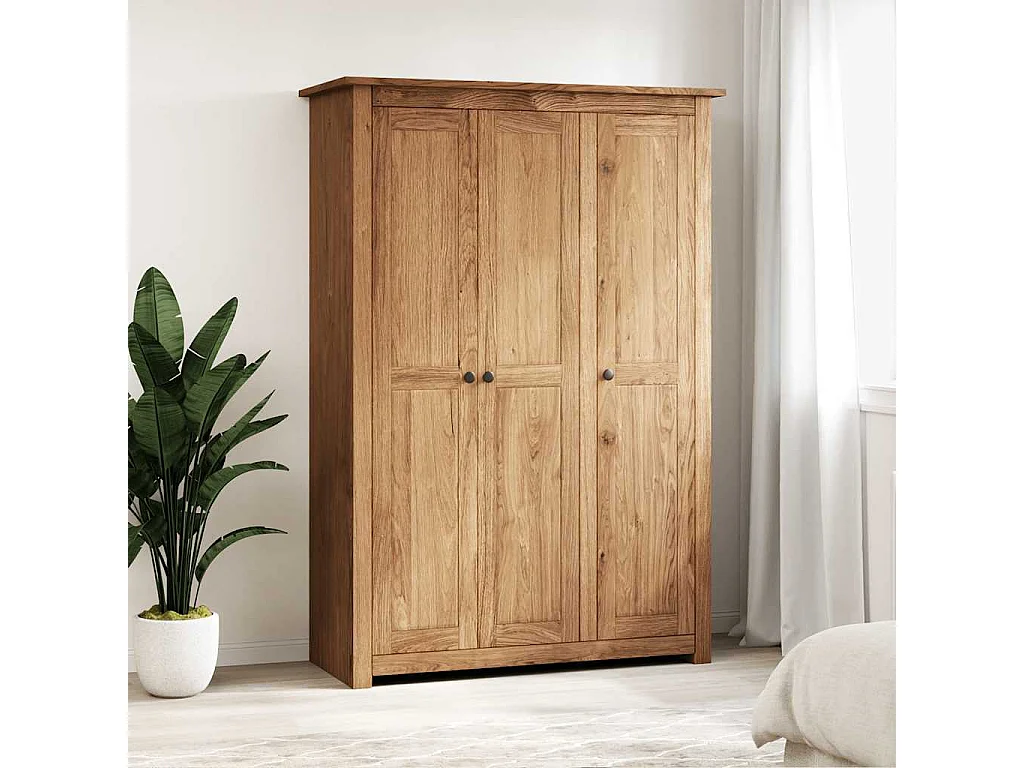 Garde-robe à 3 portes 118x50x171,5 cm Pin Assortiment Panama