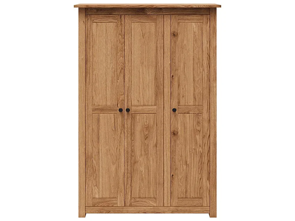 Garde-robe à 3 portes 118x50x171,5 cm Pin Assortiment Panama