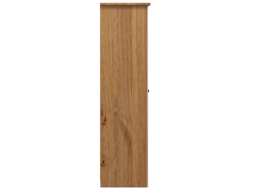 Garde-robe à 3 portes 118x50x171,5 cm Pin Assortiment Panama