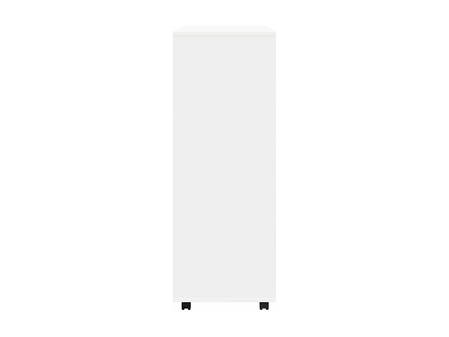 Kleiderschrank Weiß 80x40x110 cm Holzwerkstoff