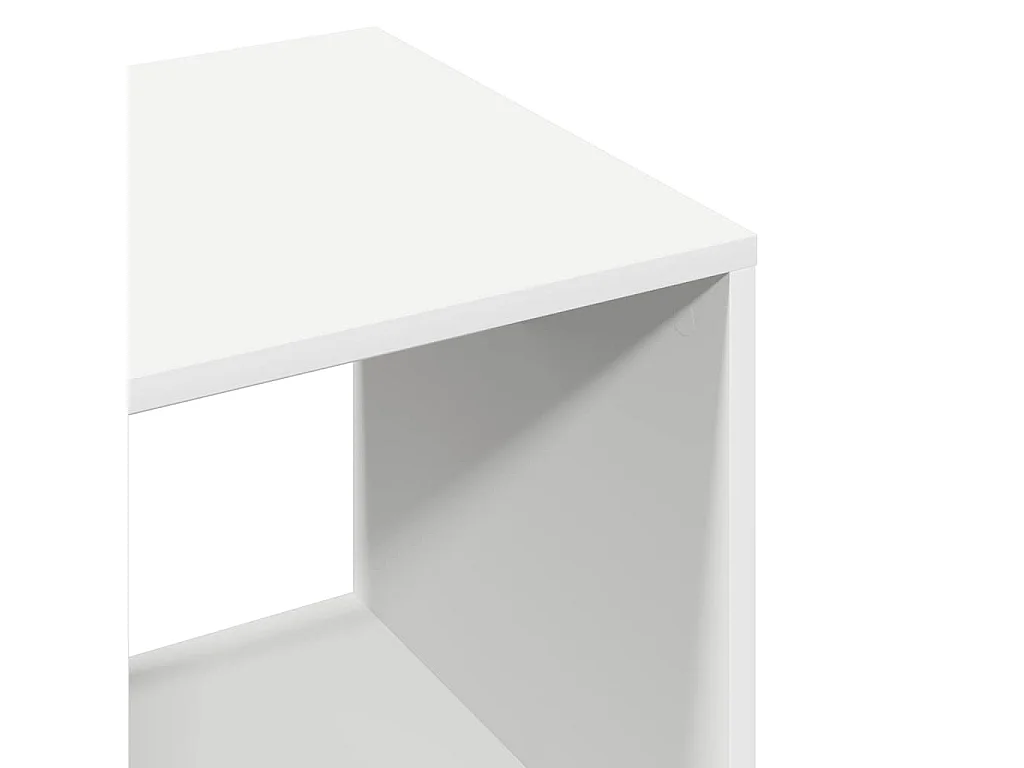 Kleiderschrank Weiß 80x40x110 cm Holzwerkstoff