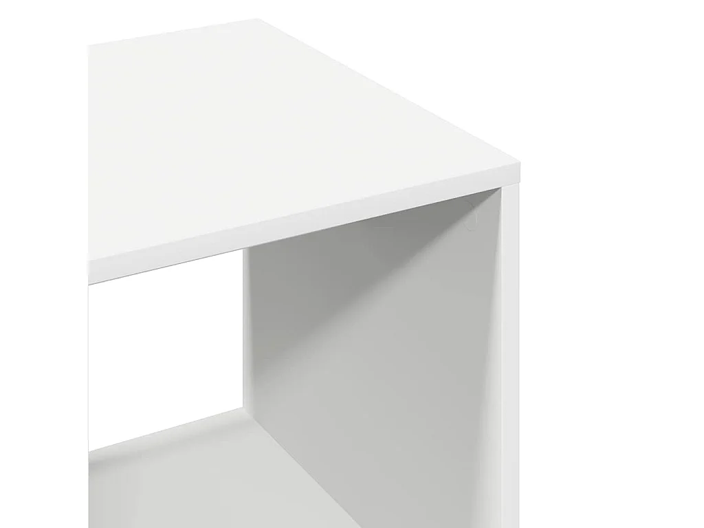 Armadio Bianco 80x40x110 cm in Legno Multistrato