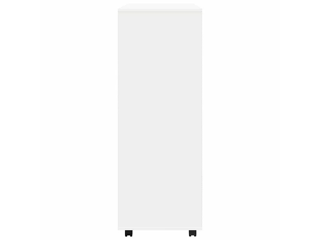 Kleiderschrank Weiß 80x40x110 cm Holzwerkstoff