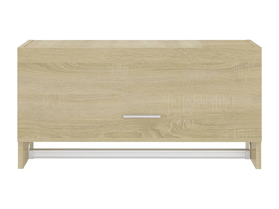 Armario de madera contrachapada color roble Sonoma 70x32,5x35cm