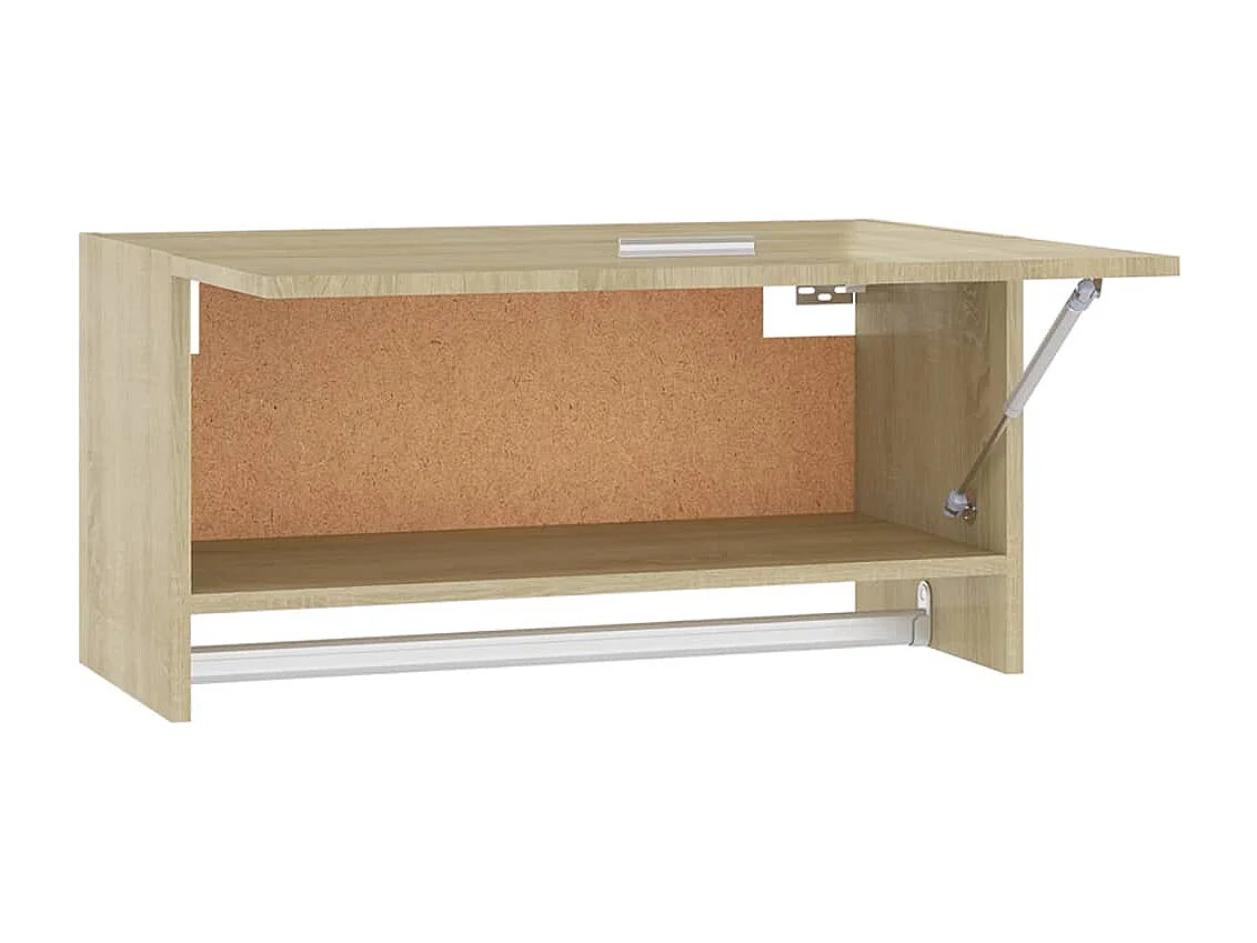 Armario de madera contrachapada color roble Sonoma 70x32,5x35cm