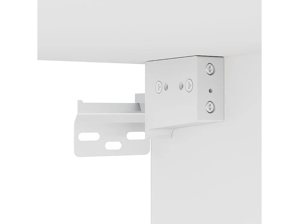 Armadio Bianco 100x32,5x35 cm in Legno Multistrato