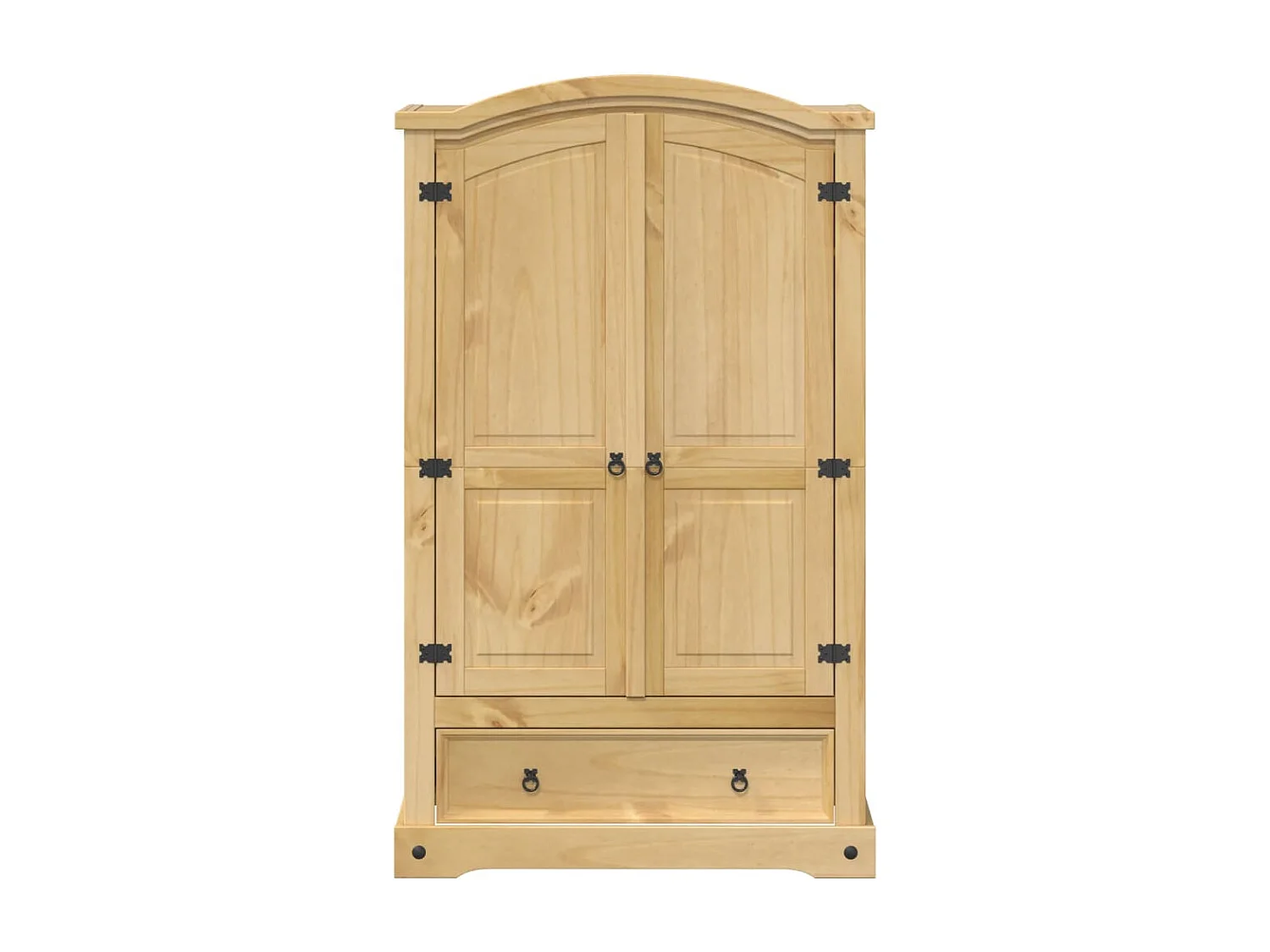 Kleiderschrank „Corona“ 101x52x170 cm Massivholz Kiefer