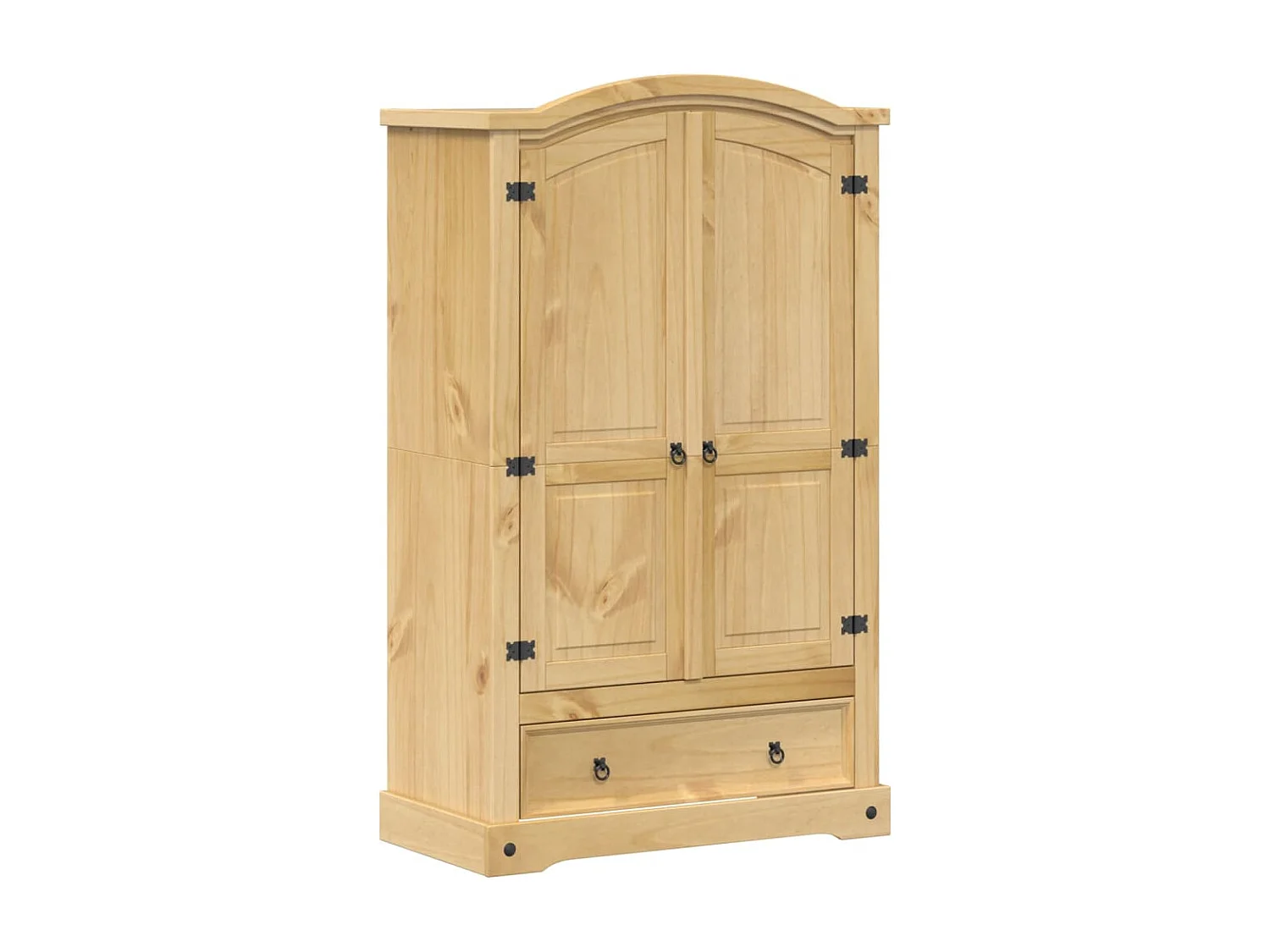 Armadio "Corona" 101x52x170 cm Legno Massello di Pino