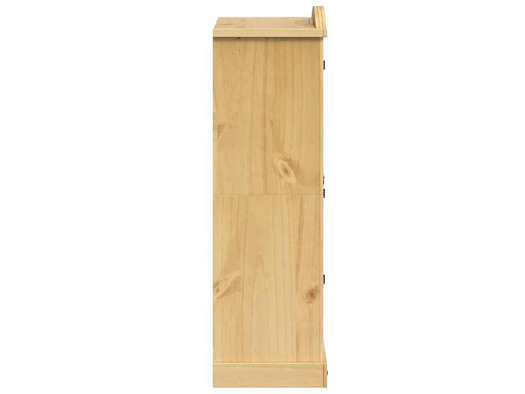 Armadio "Corona" 101x52x170 cm Legno Massello di Pino