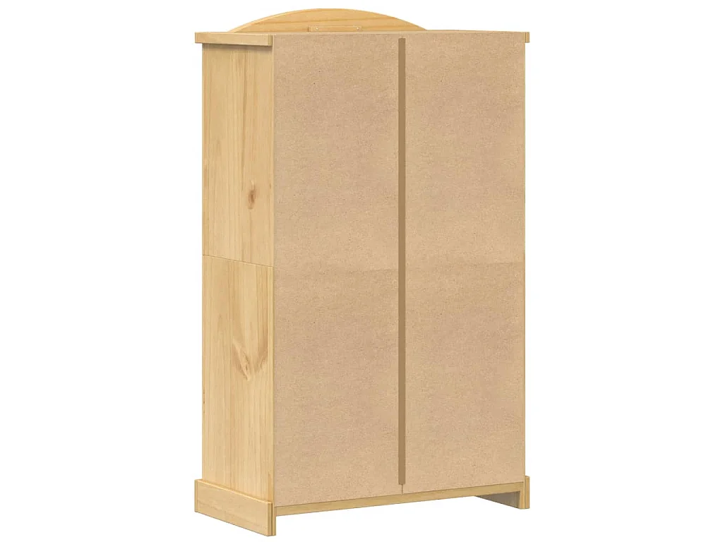 Armadio "Corona" 101x52x170 cm Legno Massello di Pino