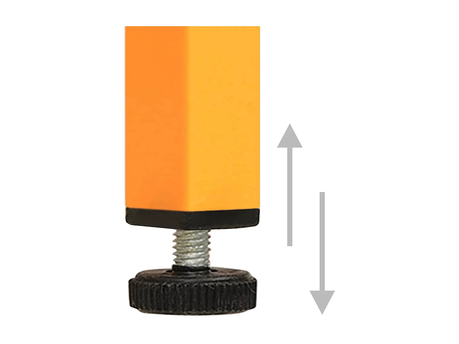 Kledingkast 90x50x180 cm staal mosterdgeel