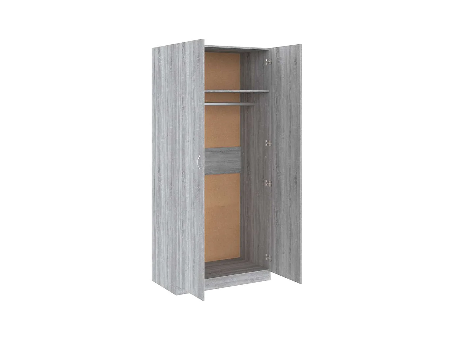 Garde-robe Sonoma gris 90x52x200 cm Bois d'ingénierie
