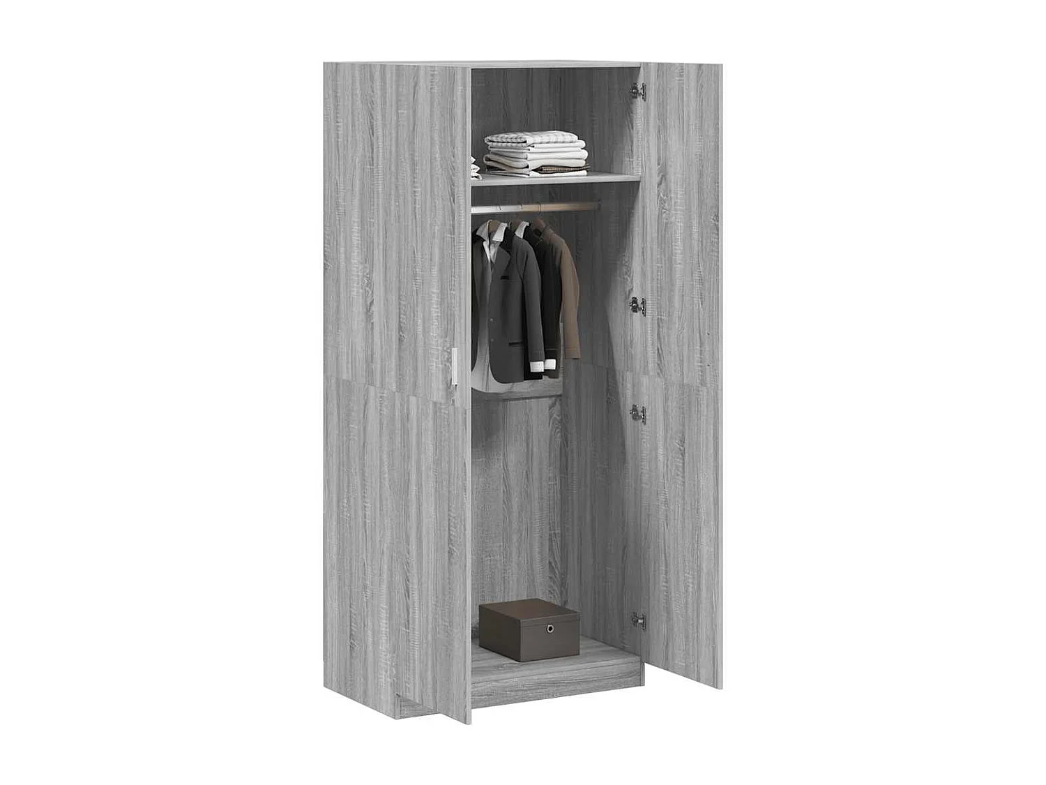 Garde-robe Sonoma gris 90x52x200 cm Bois d'ingénierie