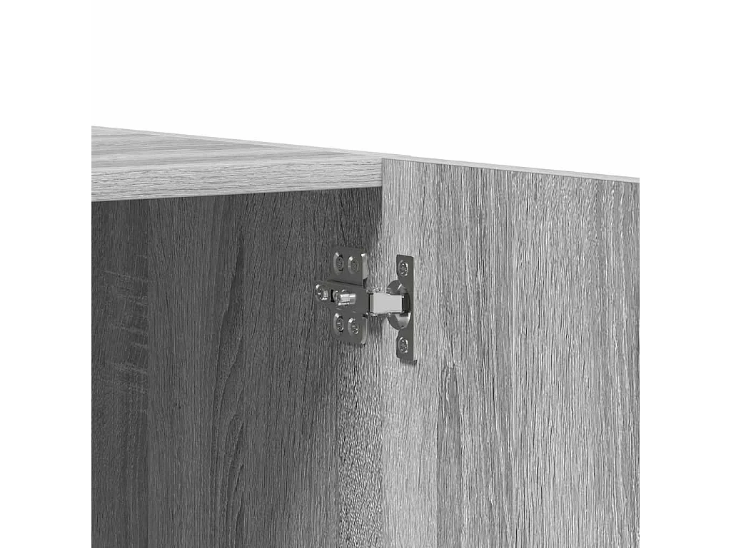 Garde-robe Sonoma gris 90x52x200 cm Bois d'ingénierie