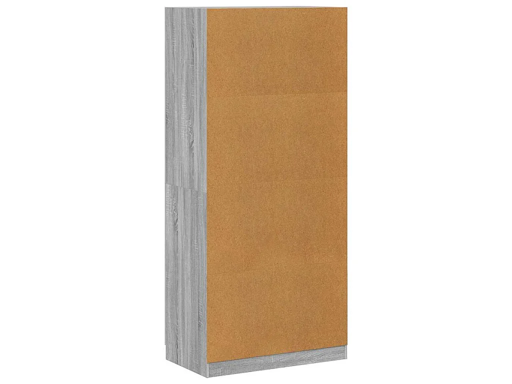 Garde-robe Sonoma gris 90x52x200 cm Bois d'ingénierie