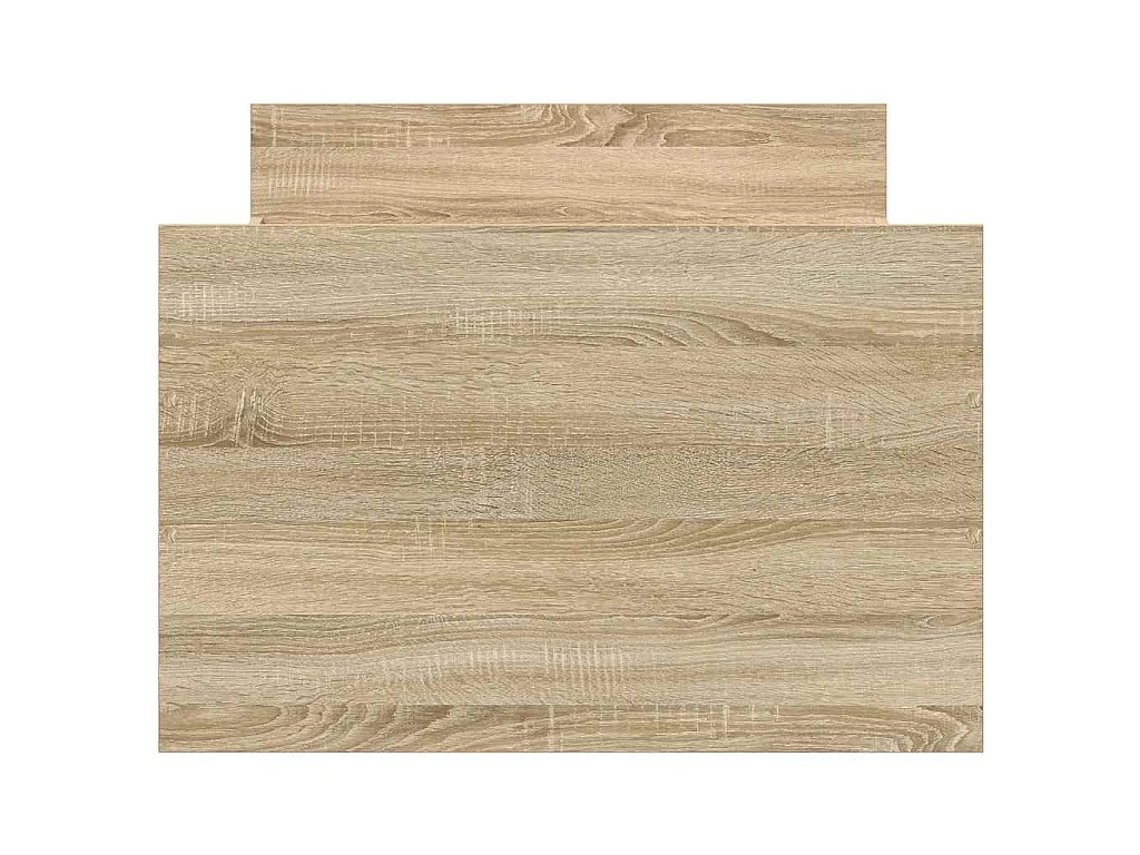 Cadre de lit sans matelas chêne sonoma 90x190 cm