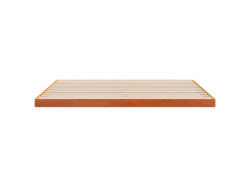 Giroletto Marrone Cera 180x200 cm in Legno Massello di Pino