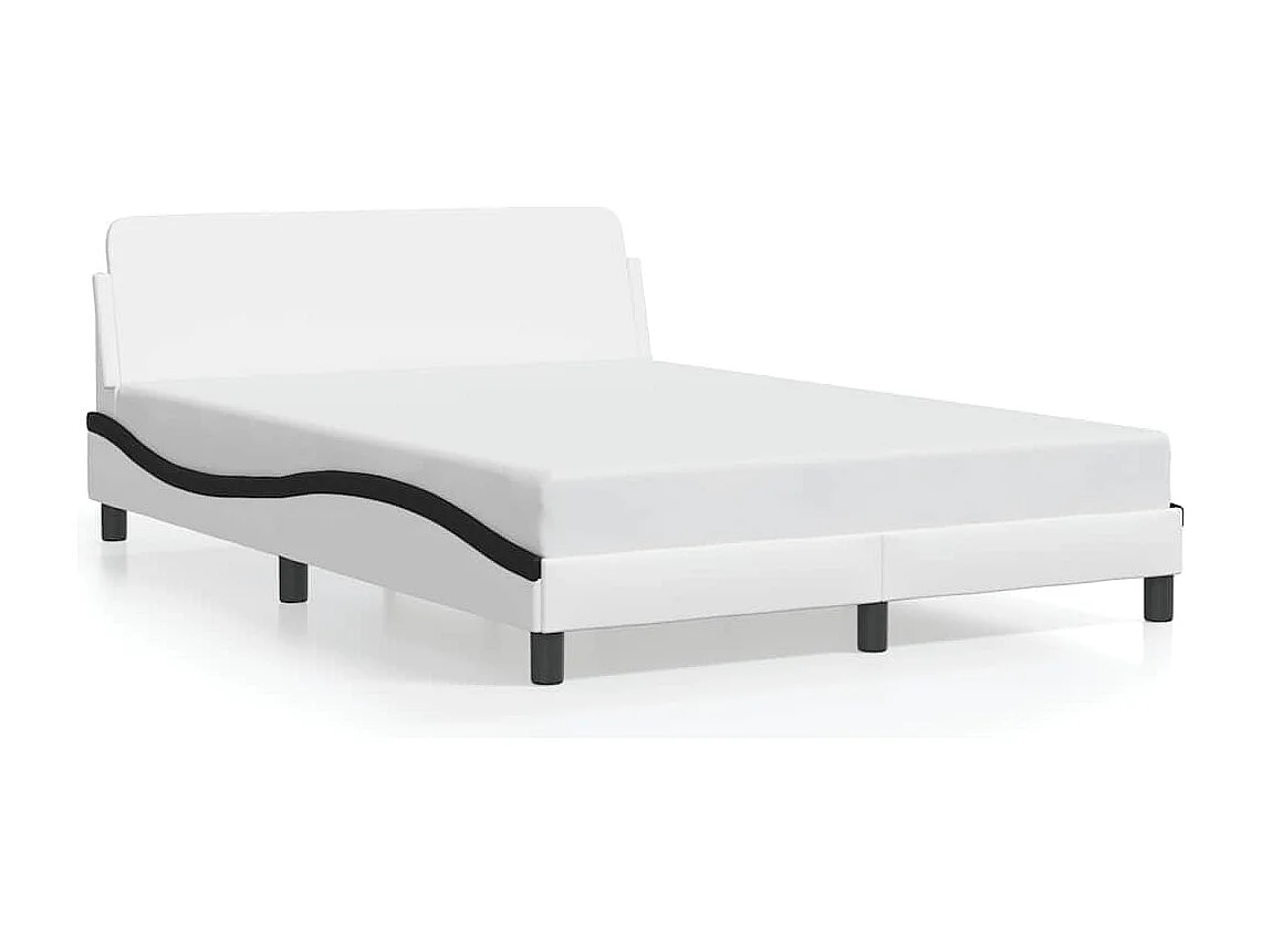 Giroletto Dover Nero e Bianco 120x200 cm in Similpelle