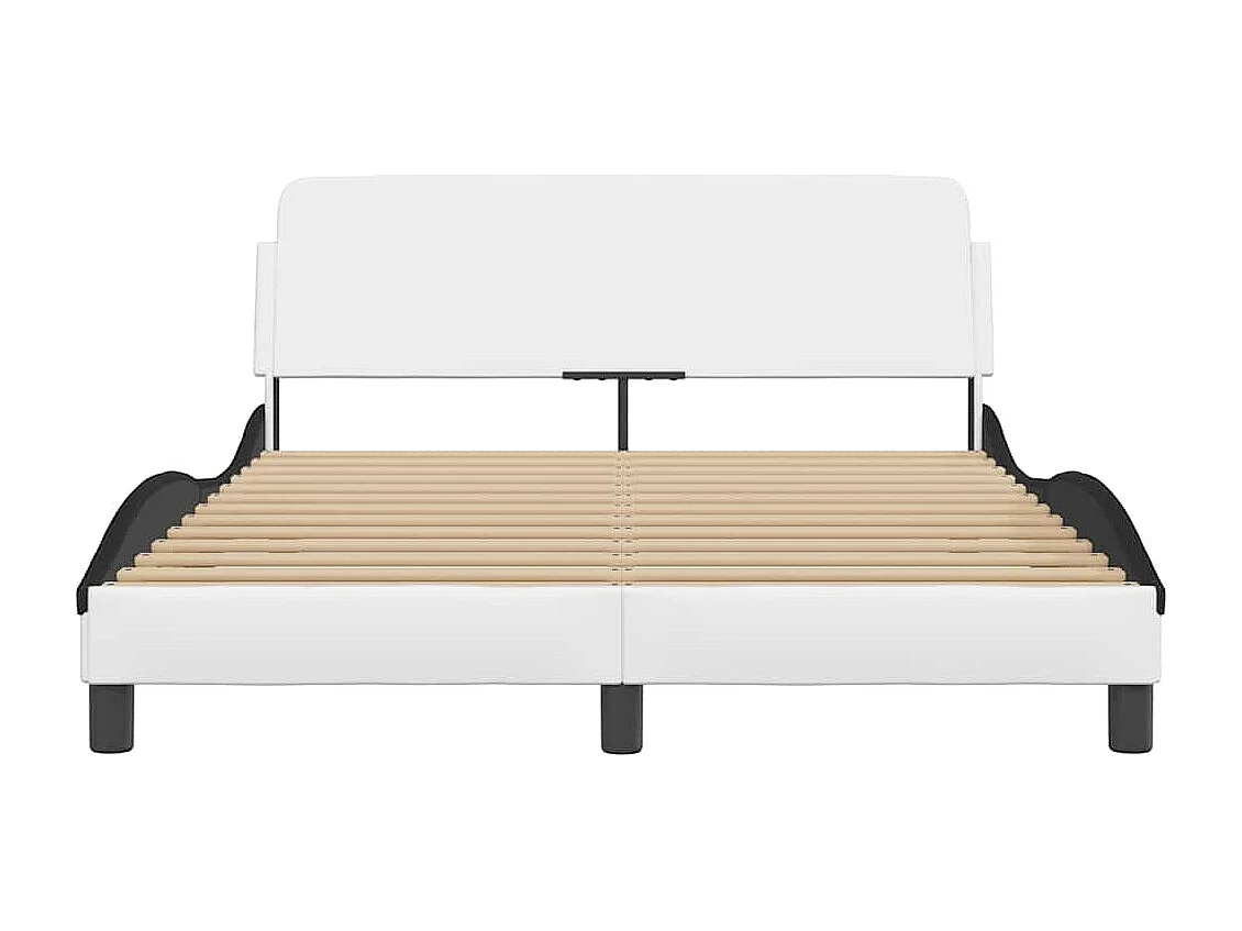 Giroletto Dover Nero e Bianco 120x200 cm in Similpelle