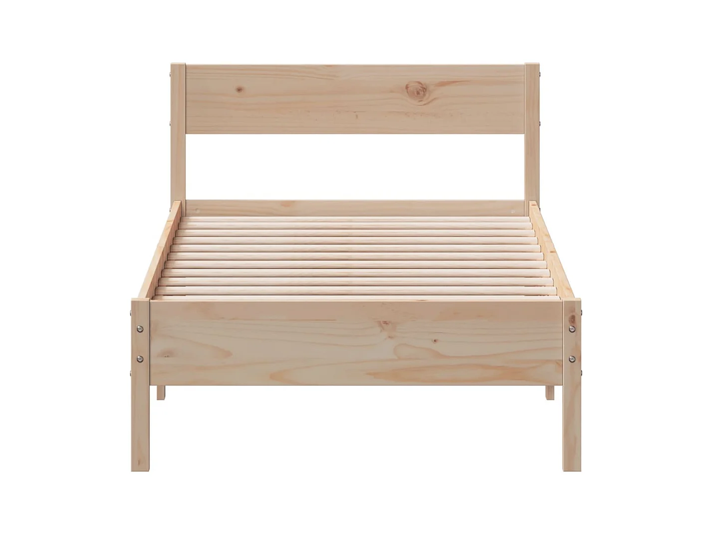 Cadre de lit sans matelas 100x200 cm bois massif de pin