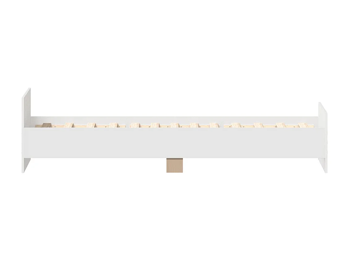 Giroletto Bianco 75x190 cm Small Single in Legno Multistrato